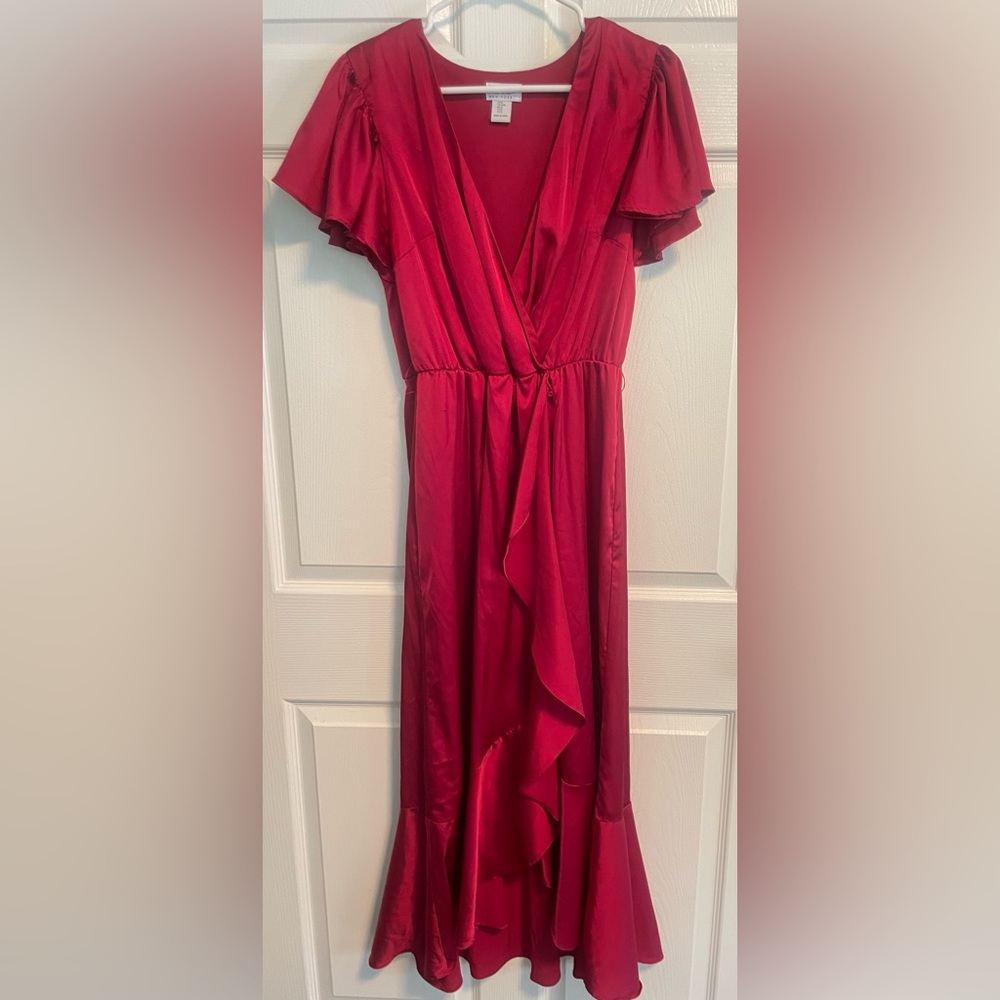 Nicole Miller Vibrant Red Dress